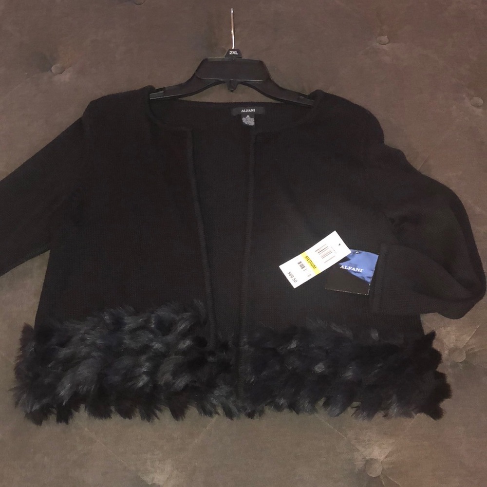 Light weight sweater jacket